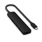 Adaptateur multiport USB-C Slim 6-en-1 Noir