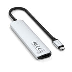 Adaptateur multiport USB-C Slim 6-en-1 Silver