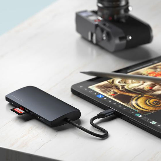Adaptateur Multiports USB-C 8K vers Ethernet V3 Space Gray