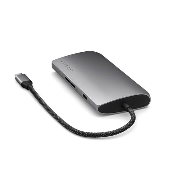 Adaptateur Multiports USB-C 8K vers Ethernet V3 Space Gray