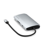 Adaptateur Multiports USB-C 8K vers Ethernet V3 Silver