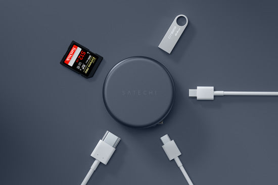 OntheGo 5-en-1 Adaptateur Multiport Indigo