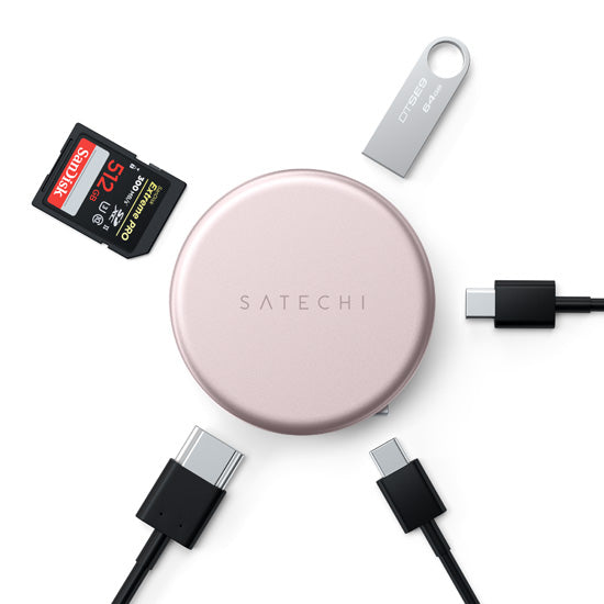 OntheGo 5-en-1 Adaptateur Multiport Blush