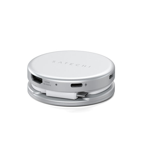 OntheGo 5-en-1 Adaptateur Multiport Silver
