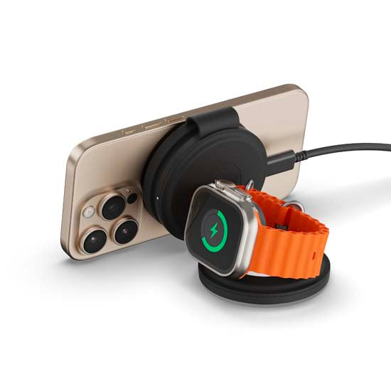 Chargeur sans fil OnTheGo 3-en-1 Noir