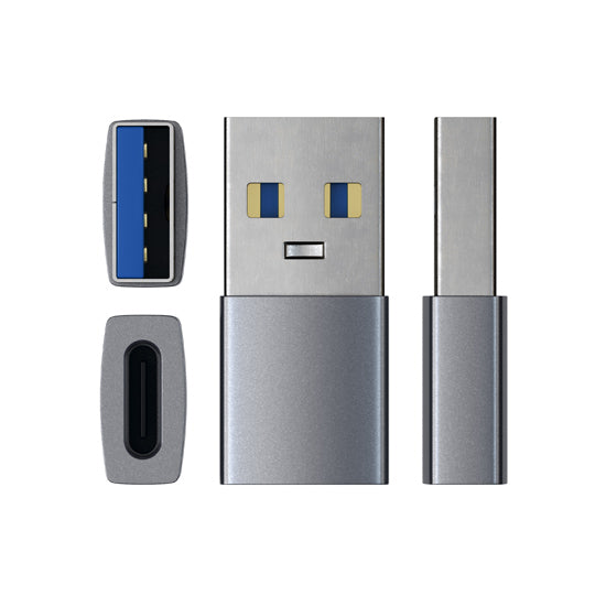 Adaptateur USB-A vers USB-C Space Gray