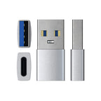 Adaptateur USB-A vers USB-C Argent