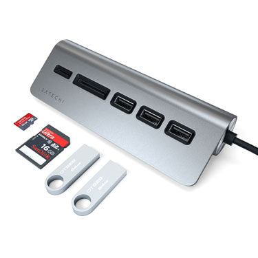 Multiports USB-C Aluminium Space Gray