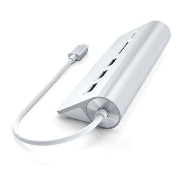 Multiports USB-C Aluminium Argent