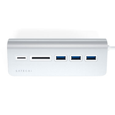 Multiports USB-C Aluminium Argent