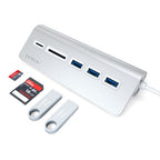 Multiports USB-C Aluminium Argent