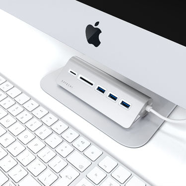 Multiports USB-C Aluminium Argent