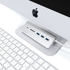 Multiports USB-C Aluminium Argent