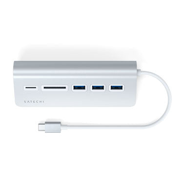 Multiports USB-C Aluminium Argent