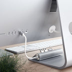 Multiports USB-C Aluminium Argent