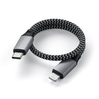 Câble USB-C vers Lightning (0,25 m) Gris