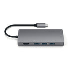 Multiports USB-C 4K et Ethernet V2 Space Gray