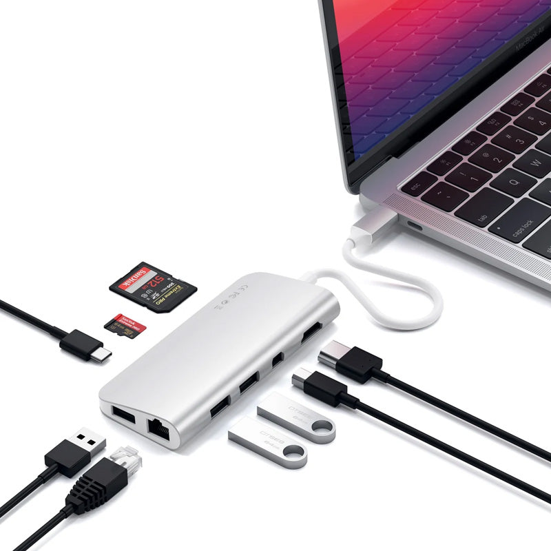 Adaptateur multimedia Type-C Silver