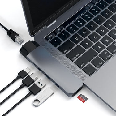 Type-C Pro Hub With Ethernet & 4K HDMI Space Grey