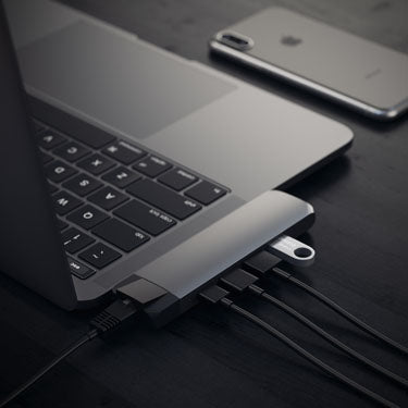 Type-C Pro Hub With Ethernet & 4K HDMI Space Grey