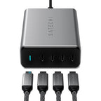 Chargeur 165W PD GaN 4 ports USB-C Space Gray