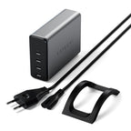 Chargeur 165W PD GaN 4 ports USB-C Space Gray