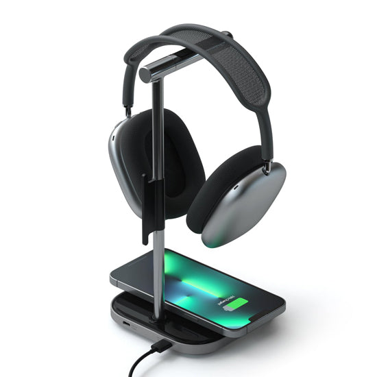 Stand de charge sans fil pour écouteurs 2-en-1