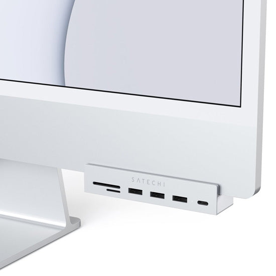 Multiports USB-C Clamp Hub iMac 24" (2021) Argent