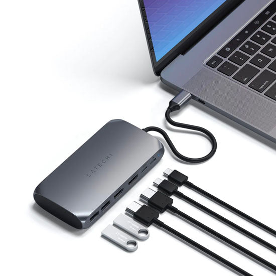 Adaptateur multimédia USB-C M1/M2 Space Gray