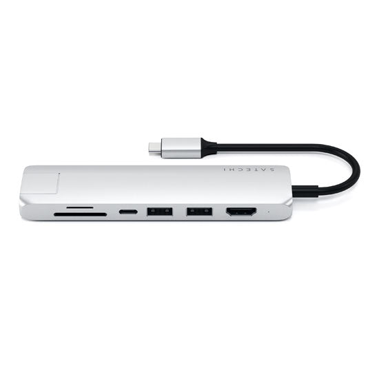 Multiports Slim avec Ethernet Argent