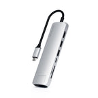 Multiports Slim avec Ethernet Argent