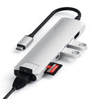 Multiports Slim avec Ethernet Argent