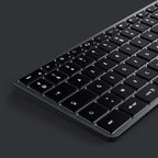 Clavier Slim W3 filaire USB-C AZERTY - Space Grey