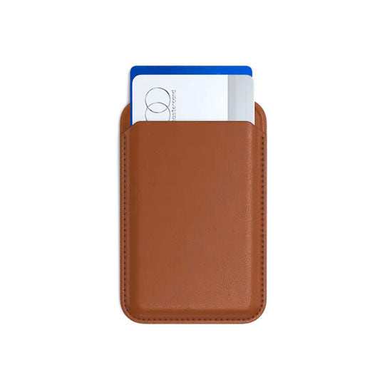 Support Wallet MagSafe Marron
