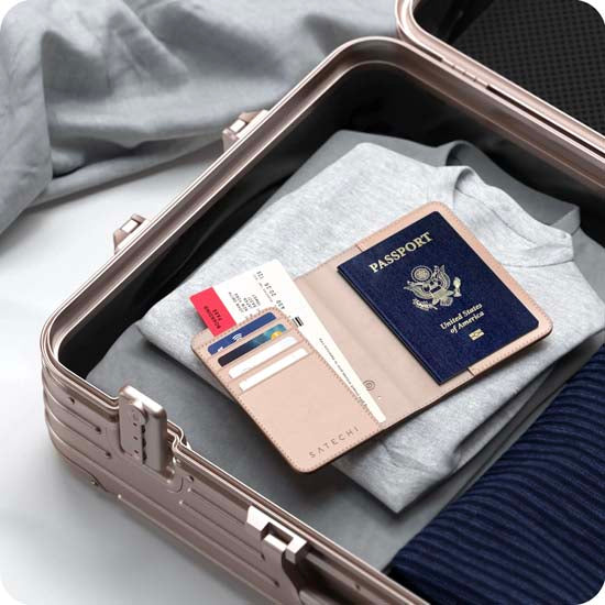 Étui passeport FindAll™ Desert Rose