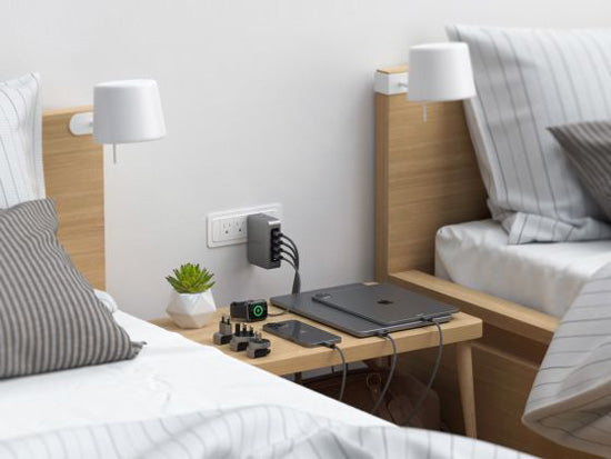 Chargeur de voyage 145W USB-C GaN Space Gray