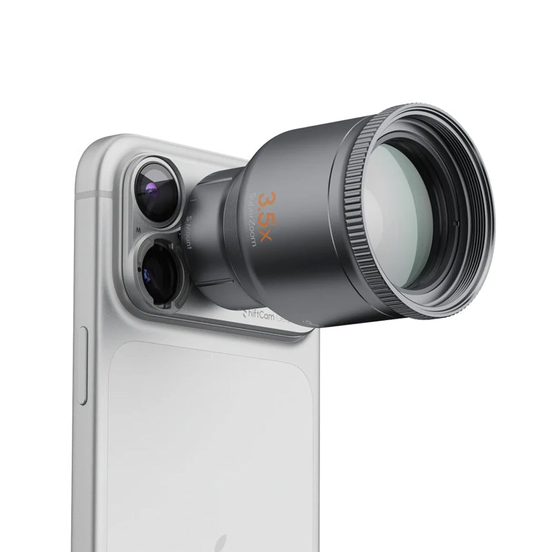 Stick-on Lens Mount iPhone 17 Pro Max Silver
