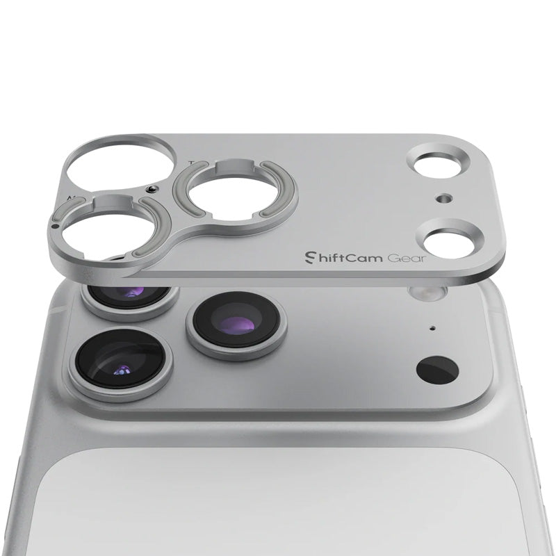 Stick-on Lens Mount iPhone 18 Pro Silver