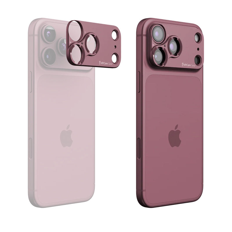 Stick-on Lens Mount iPhone 18 Pro Max Dark Cherry