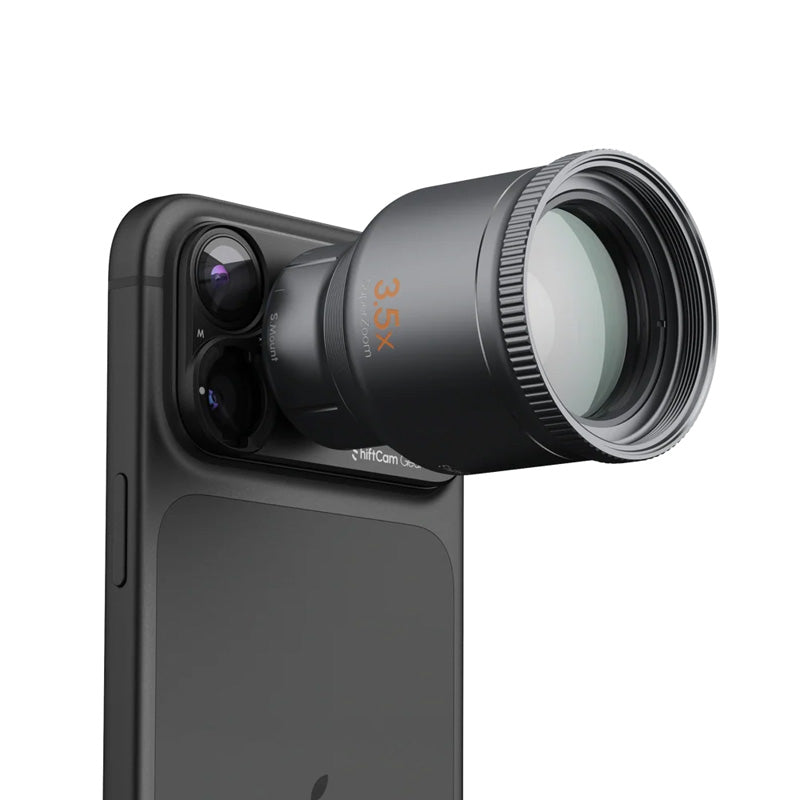Stick-on Lens Mount iPhone 18 Pro Max Dark Grey