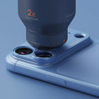 Stick-on Lens Mount iPhone 18 Pro Max Light Blue