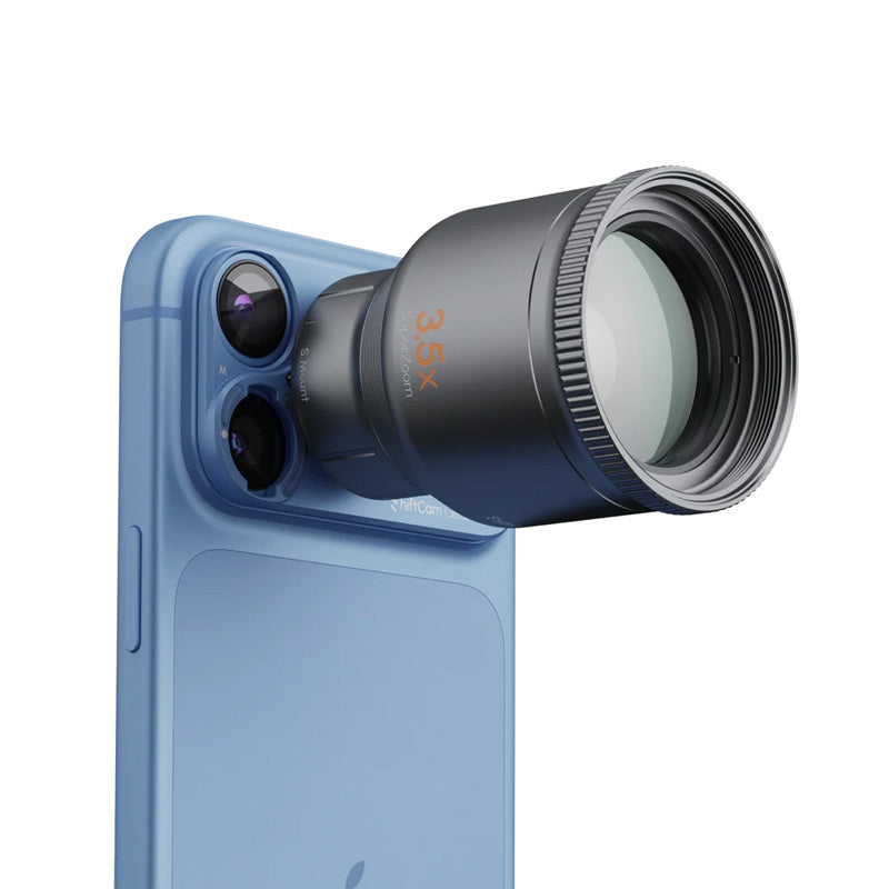 Stick-on Lens Mount iPhone 18 Pro Max Light Blue
