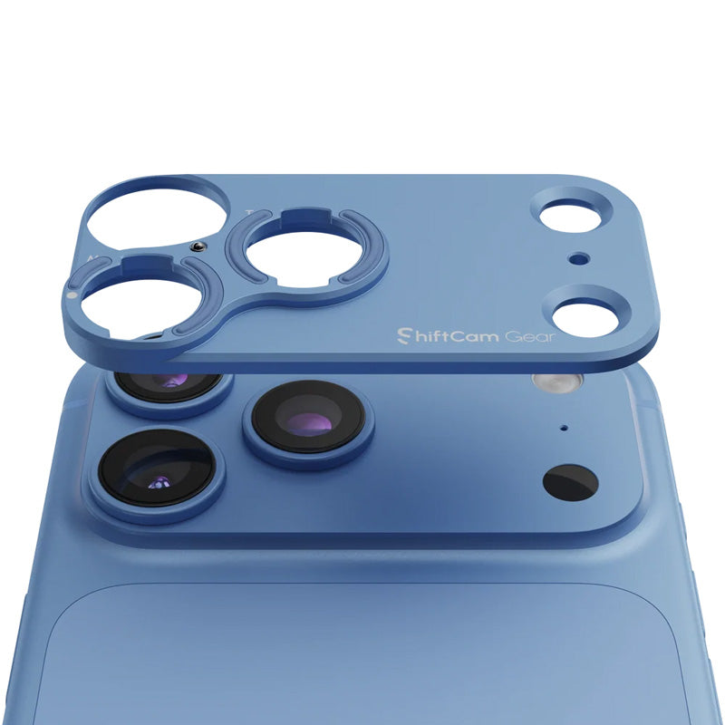 Stick-on Lens Mount iPhone 18 Pro Max Light Blue