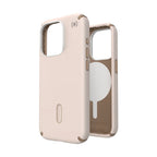 Presidio2 Pro Click-Lock iPhone 15 Pro Beige/Gold