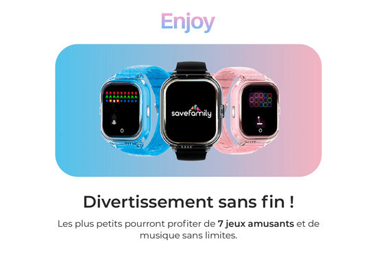 Montre connectée Enfant ENJOY Black