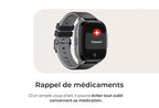 Montre Connectée pour SENIOR avec GPS Black/Silver