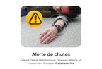 Montre Connectée pour SENIOR avec GPS Black/Silver