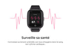 Montre Connectée pour SENIOR avec GPS Black/Silver