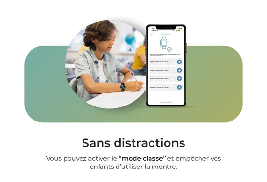 Montre connectée Enfant SLIM Green