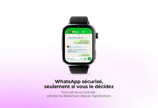 Montre connectée enfant SAVEWATCH PLUS 2 Black/Océan